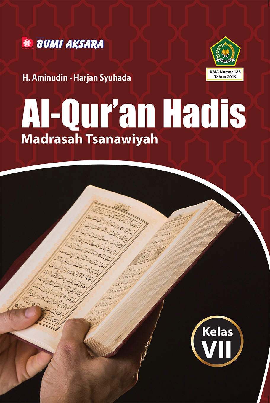 Al-Qur'an Hadis Kelas VII MTs [KMA No.183 Tahun 2019]